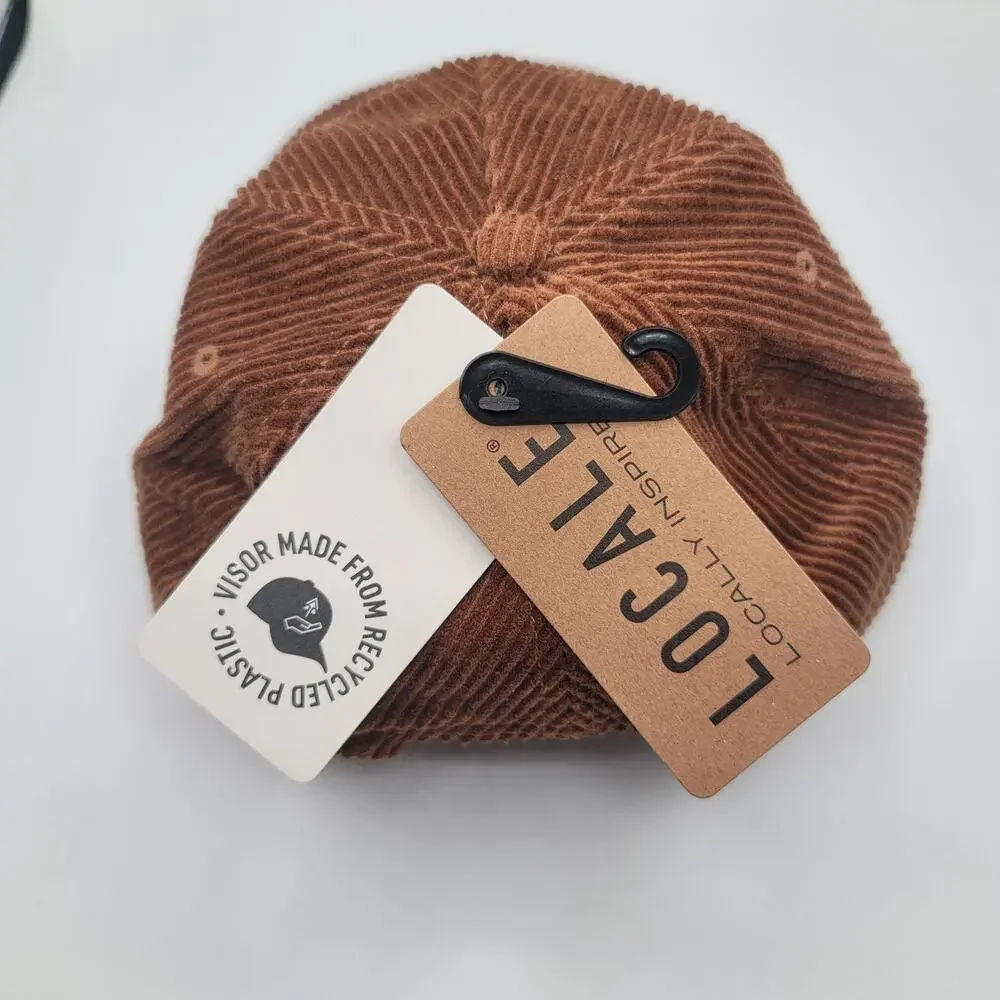 Locale Brown Corduroy Baseball Cap Dad Hat 